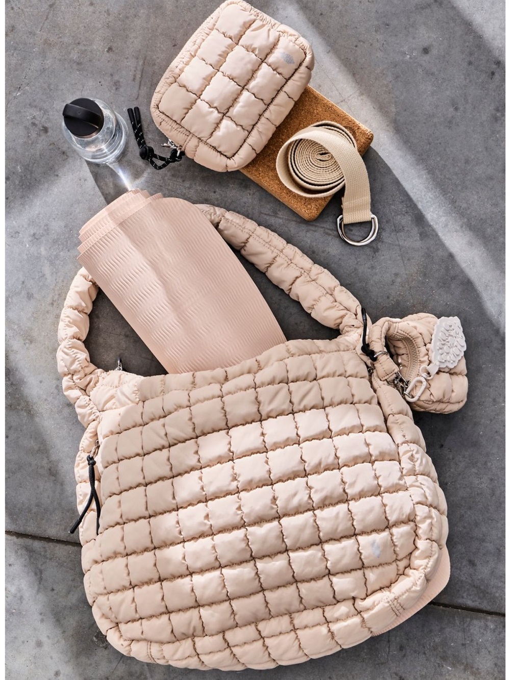 Free People Quilted Carryall Bag - Picture 2 of 5